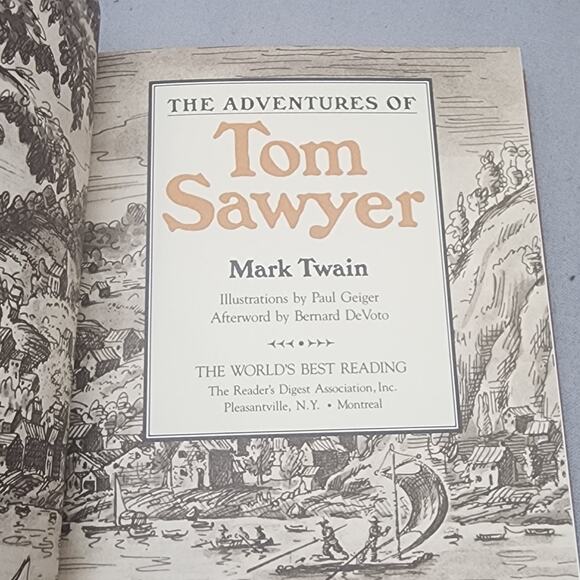 The Adventures of Tom Sawyer Book 1987 - Picture 7 of 8